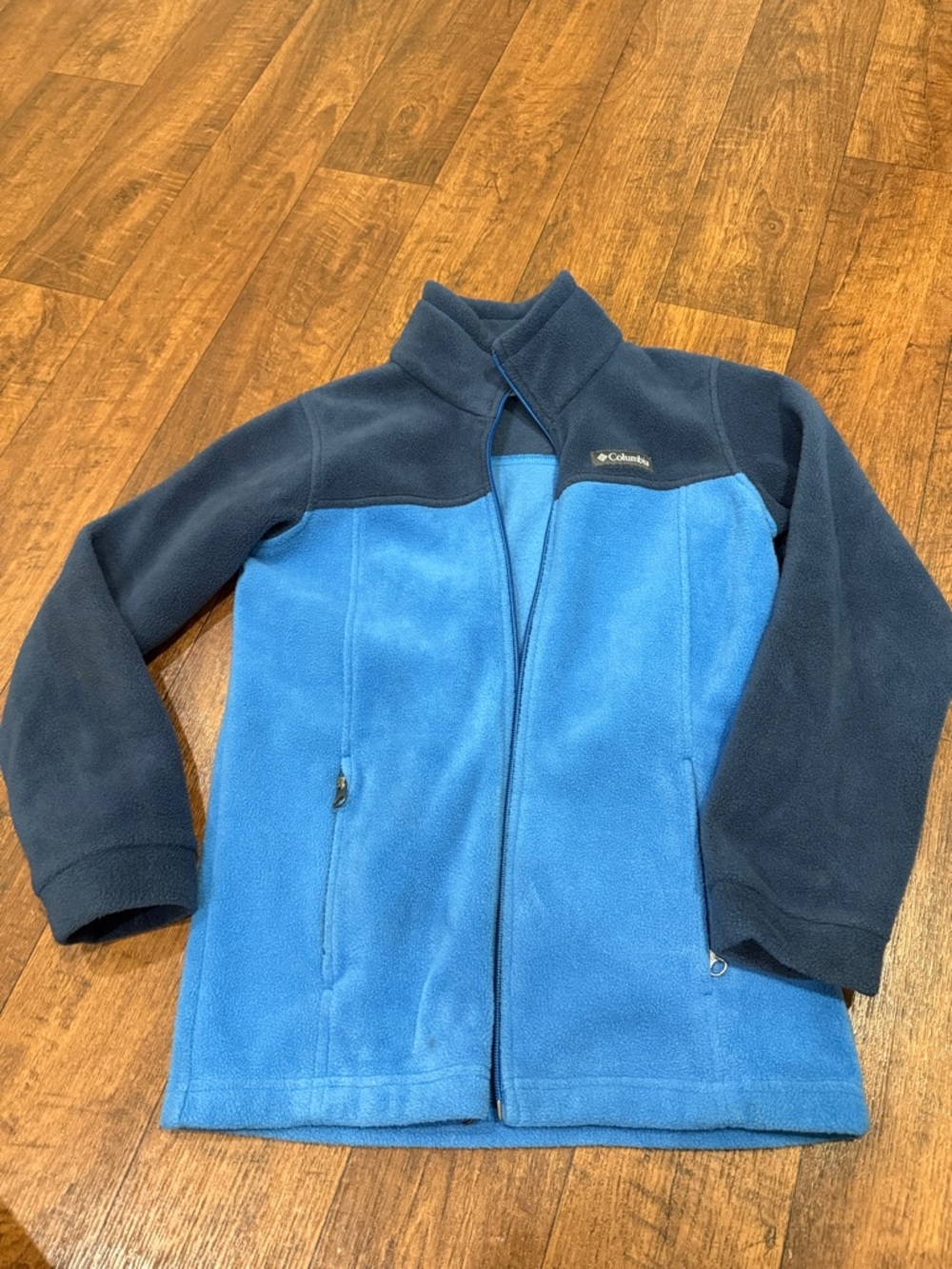Columbia Kids Blue and Navy Full-Zip Fleece Jacket